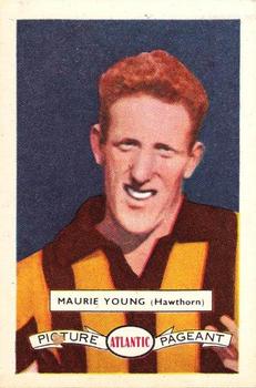 1958 Atlantic Petrol Stations Victorian League Stars #15 Maurie Young Front